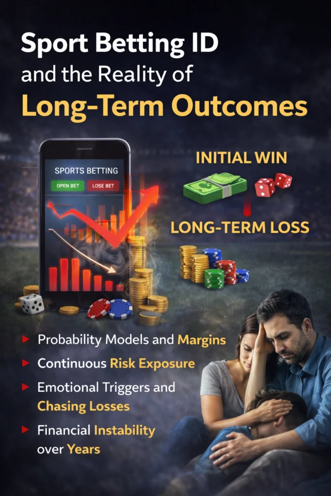 Sport Betting ID and the reality of long-term outcomes showing financial loss trends and risks of online sports betting