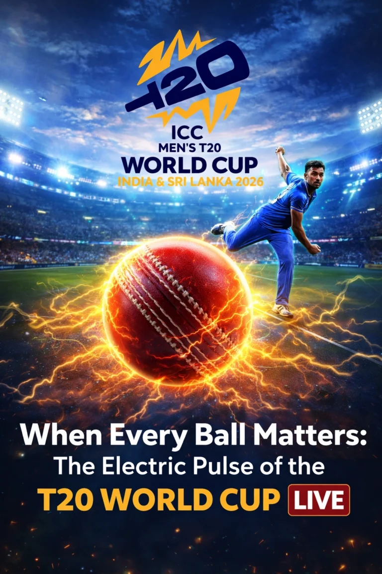 When Every Ball Matters: The Electric Pulse of the T20 World Cup Live