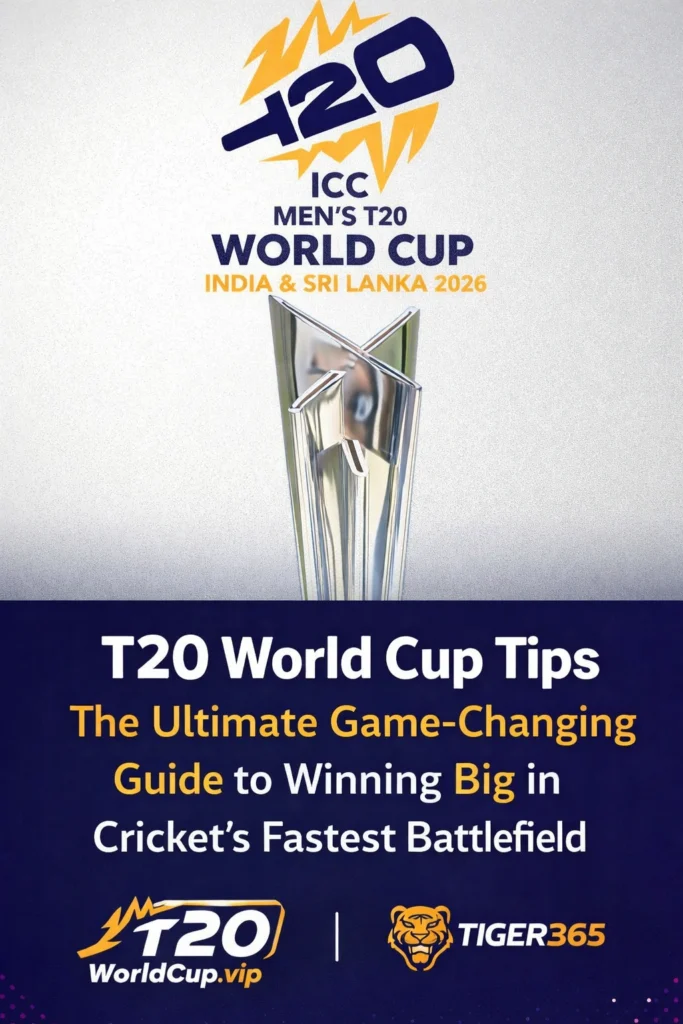 T20 World Cup Tips – Ultimate Winning Guide for ICC Men’s T20 World Cup 2026