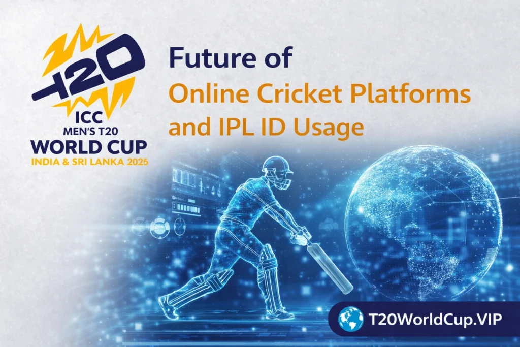 Future of online cricket platforms and IPL ID usage with advanced digital features and T20 cricket concept