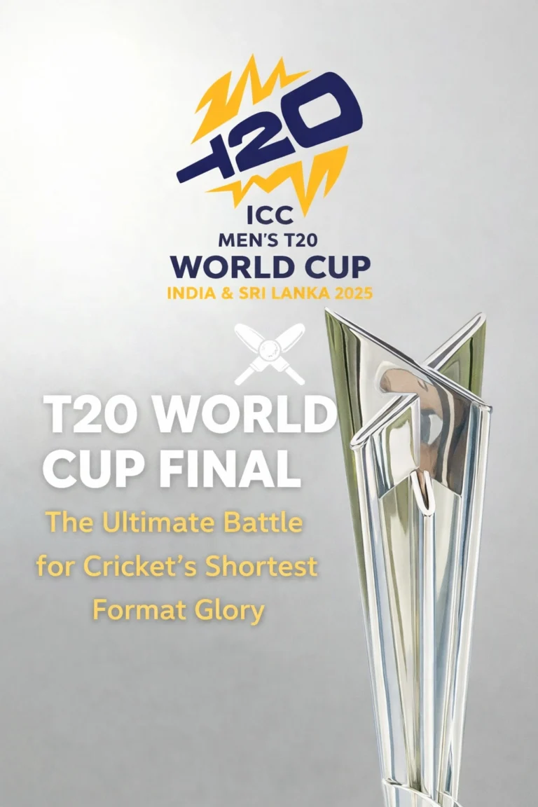 T20 World Cup Final: The Ultimate Battle for Cricket’s Shortest Format Glory