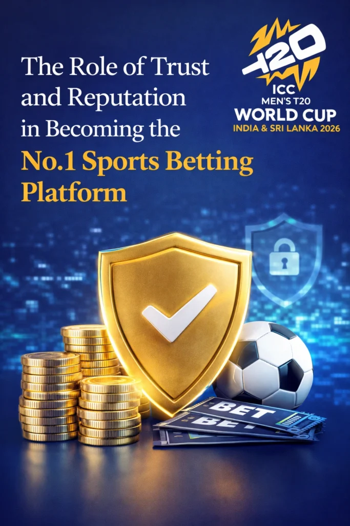 Trust and reputation concept image for No.1 sports betting platform with official logo